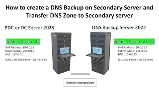 Create DNS Backup on Secondary Server and Transfer DNS Zone to Secondary server | DNS Easy Backup