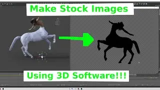 Make Stock Images with 3D Software (DAZ Studio Shown Here) | Fast, High Quality, Custom Images