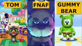 FNAF vs TOM vs GUMMY BEAR Who is Best Talking Echo #fnaf