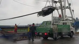 銚子漁港　雨の第二