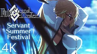 [4K] Fate/Grand Order Servant Summer Festival CM