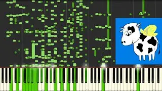 У коровы нет других забот На пианино & MIDI