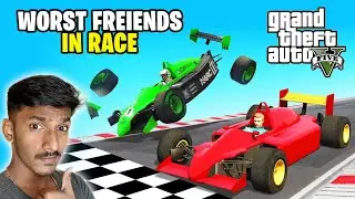 Trying to Kill me 😡 GTA 5 Tamil - F1 car stunt race - (GTA 5 Funny Moments) Sharp Tamil Gaming