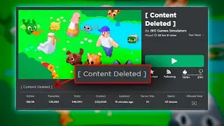 [ Content Deleted  ] Pet Sim X