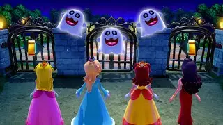【マリオパーティ ジャンボリー】4人プレイのプリンセスのミニゲーム対決