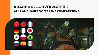 Roadhog - All Languages Voice Line Comparisons | Overwatch 2