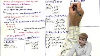 L11 Solution of homogeneous state equation, state transition matrix