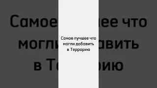 Самое лучшее что могли добавить в Террарию 