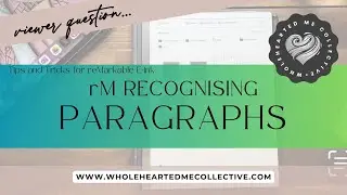 Tips for rM to Recognise Paragraphs | reMarkable 2 Tips and Tricks