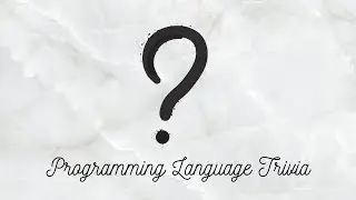 Programming Language Trivia | Time Enthusiast