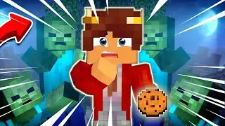 ЗАЩИЩАЙ ПЕЧЕНЬЕ! ЗОМБИ ПЫТАЮТСЯ СЪЕСТЬ ЕГО!! Defend Your Cookies Minecraft map