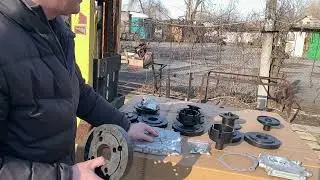 Переходной комплект мотоблока МТЗ-0,5 для установки дизельного двигателя