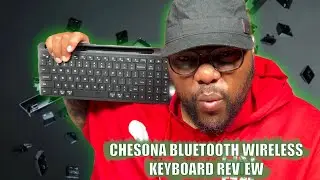 LED WIRELESS KEYBOARD YOU CAN USE WITH ANYTHING!!! #CHESONA #BLUETOOTHKEYBOARD