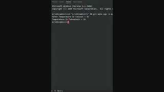 c++ program to convert celsius to fahrenheit using class  @PWOShivam #Shorts
