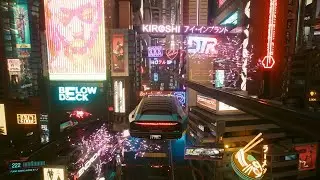 Cyberpunk 2077 hovercar mod gameplay