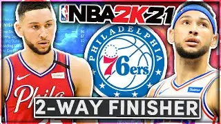BEN SIMMONS BUILD IN *NEXT GEN* NBA 2K21! | Greatest Finishing Guard Build!