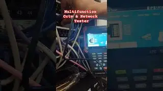 How to find and test network sockets and patch ports . multifunction CCTV. Network Tester