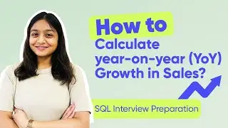 How to Calculate year-on-year (YoY) Growth in Sales Amount for each year?| SQL Interview Preparation