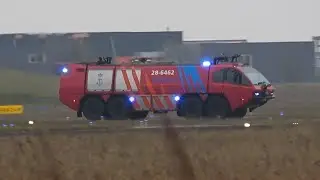 P1, CRASHTENDER 28-6462 VLIEGBASISBRANDWEER De Kooy naar een melding op vliegbasis De Kooy