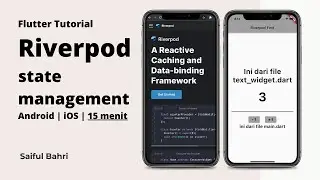 Flutter Riverpod State Management Counter App Sample Android | iOS