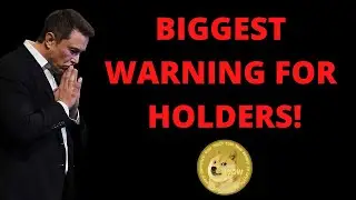 BIGGEST WARNING FOR DOGECOIN HOLDERS! YOU NEED TO KNOW THIS! | DOGECOIN NEWS