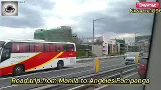 Road trip from Manila to Angeles Pampanga Philippines