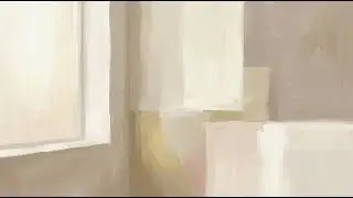 Soft Neutral Abstract Light | Minimalist Idle TV Background | Calm Ambient Visuals