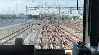 東武鉄道前面展望　伊勢崎線春日部→久喜　＜Cabview Japanrail Tobu Railway Isesaki Line Kasukabe → Kuki＞