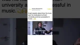 Krept speaks about his mum being his motivation to finish university and be successful in music