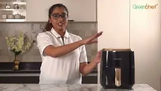 🍽️Experience a revolution in healthy cooking with the Greenchef Frizzle Digital Air Fryer. 🌿