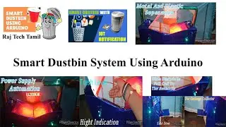 Smart Dustbin System Using Arduino GSM// Smart Waste Management// Smart Dustbin2.0//ArduinoProject