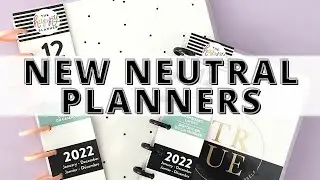 NEW NEUTRAL HAPPY PLANNERS | DASHBOARD LAYOUT | PLANNER FLIP THROUGH