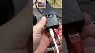 ПОДКЛЮЧЕНИЕ КАМЕР ПО POE 48v #cctv