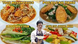4 RESEP MASAKAN SAYUR SEHAT | style chinese food || ala Nanang kitchen
