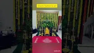 पूजा decoration ideas @ home #shorts