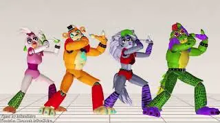 【MMD FNAF】Cammy Theme (Five Nights at Freddy's: Security Breach)【60fps】