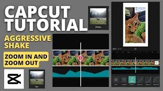 Aggressive Shakes Tutorial | Zoom in and Zoom out | Two Clips #capcut #capcuttutorial #shake #viral