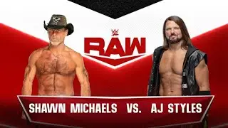 Full Match Shawn Michaels vs AJ Styles -wwe2k22