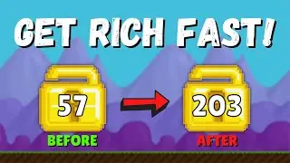 HOW TO PROFIT 203WLS 🤑 IN 1 DAY (MUST WATCH!!!) | Growtopia How To Get Rich 2021 | TriggerFear