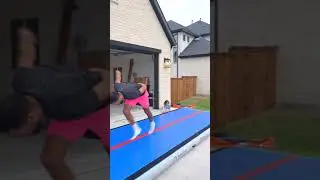 Back Tuck Part 3! #backtuck #gyumnastics #funny