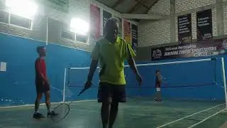 Badminton PB Jati Asri | Noval/dkk vs Pak Eko/Zudin