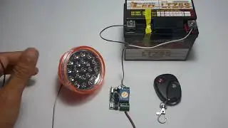 แนะนำรีโมทควบคุมสวิทช์ เปิดปิดไฟ ระยะไกลไร้สาย   DC12V 10A delay 1 Ch  Remote Control Switch