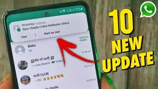 10 WhatsApp New Update ! WhatsApp Tips And Tricks ! Diseble WhatsApp Online Notification !