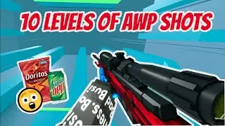 10 levels of AWP shots (Roblox Bad Business)
