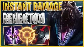 Oneshot Renekton LoL - League of legends Renekton 9.24 burst damage \ Ренектон ваншот Лига Легенд