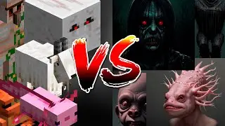 Minecraft Mobs As Cursed AI Images