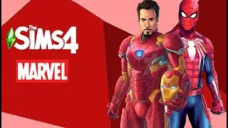 Дом в стиле человека паук The Sims 4