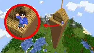 Climbing THE SECRET TOWER in Minecraft
