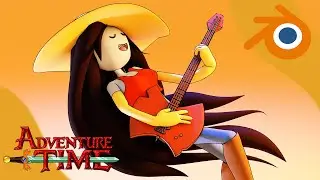 Marceline The Vampire Queen🩸 l 3D Modelling