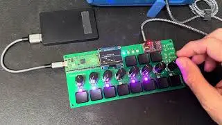 PicoStepSynth proto w/ CircuitPython synthio